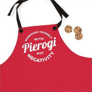 Surround Yourself With Pierogi Poly Twill Apron - One Size - Polish Shirt Store