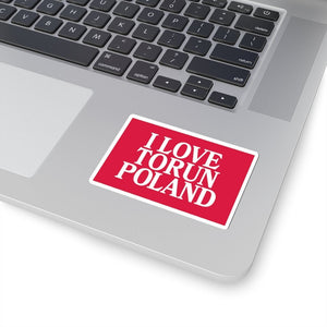 I Love Torun Poland Sticker -  - Polish Shirt Store