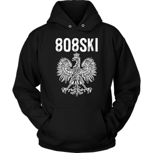 808SKI Hawaii Polish Pride - Unisex Hoodie / Black / S - Polish Shirt Store
