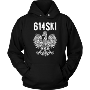 Columbus Ohio - 614 Area Code - Polish Pride - Unisex Hoodie / Black / S - Polish Shirt Store