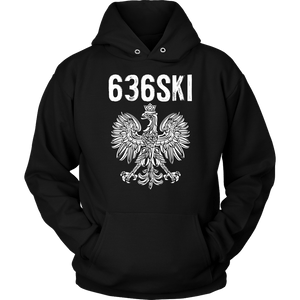 636SKI Missouri Polish Pride - Unisex Hoodie / Black / S - Polish Shirt Store