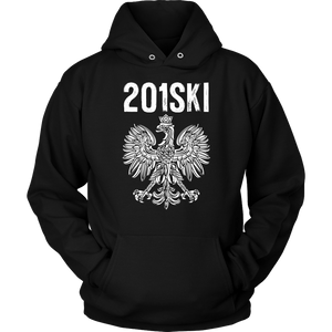 New Jersey Area Code 201 - Unisex Hoodie / Black / S - Polish Shirt Store