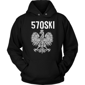 Scranton Pennsylvania Polish Shirt - Unisex Hoodie / Black / S - Polish Shirt Store