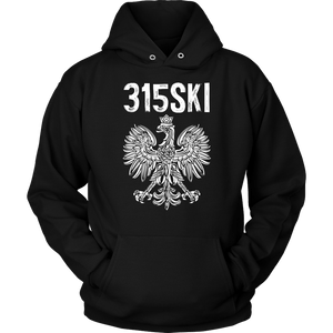 Syracuse NY Polish American Pride Shirt - Unisex Hoodie / Black / S - Polish Shirt Store