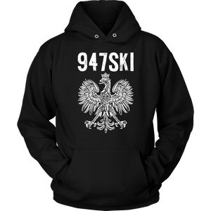 947SKI Michigan Polish Pride - Unisex Hoodie / Black / S - Polish Shirt Store