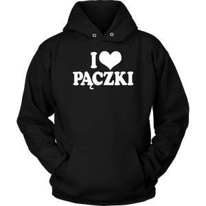 I Love Paczki Shirt - Unisex Hoodie / Black / S - Polish Shirt Store
