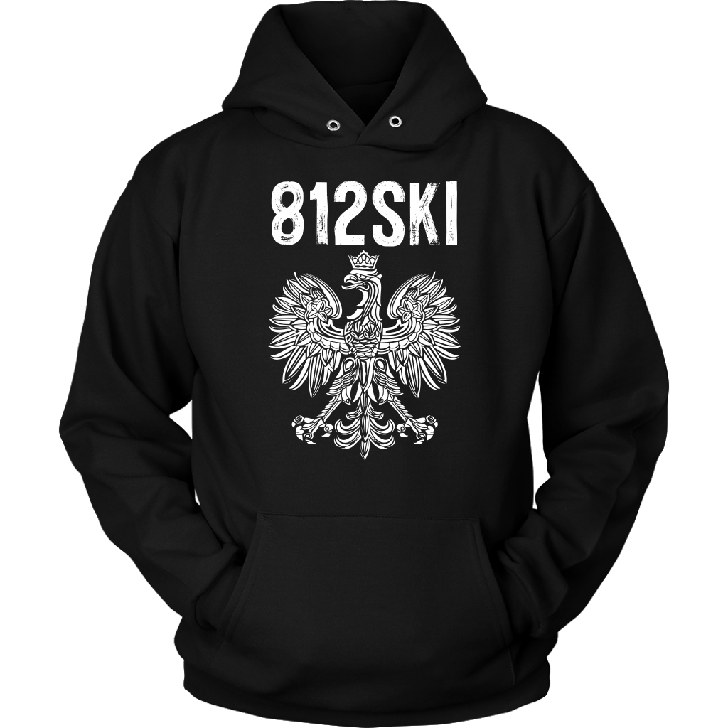 812SKI Indiana Polish Pride T-shirt teelaunch Unisex Hoodie Black S