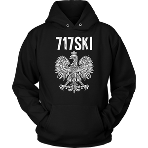 717SKI Pennsylvania Polish Pride - Unisex Hoodie / Black / S - Polish Shirt Store
