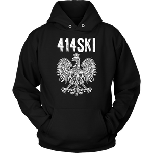 Milwaukee Wisconsin Polish American Pride - Unisex Hoodie / Black / S - Polish Shirt Store