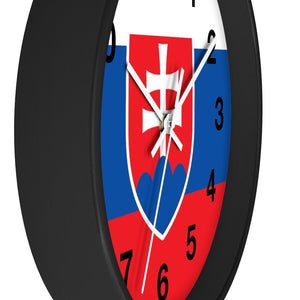 Slovakia Coat Of Arms Wall Clock -  - Polish Shirt Store