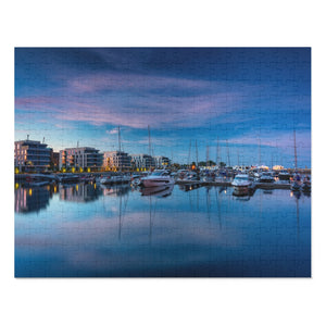 Yacht Marina Gydnia Poland Jigsaw Puzzle - 14" × 11" (252 pcs) - Polish Shirt Store