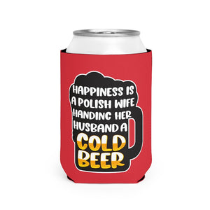 Hand Me A Beer Can Cooler Sleeve -  - Polish Shirt Store