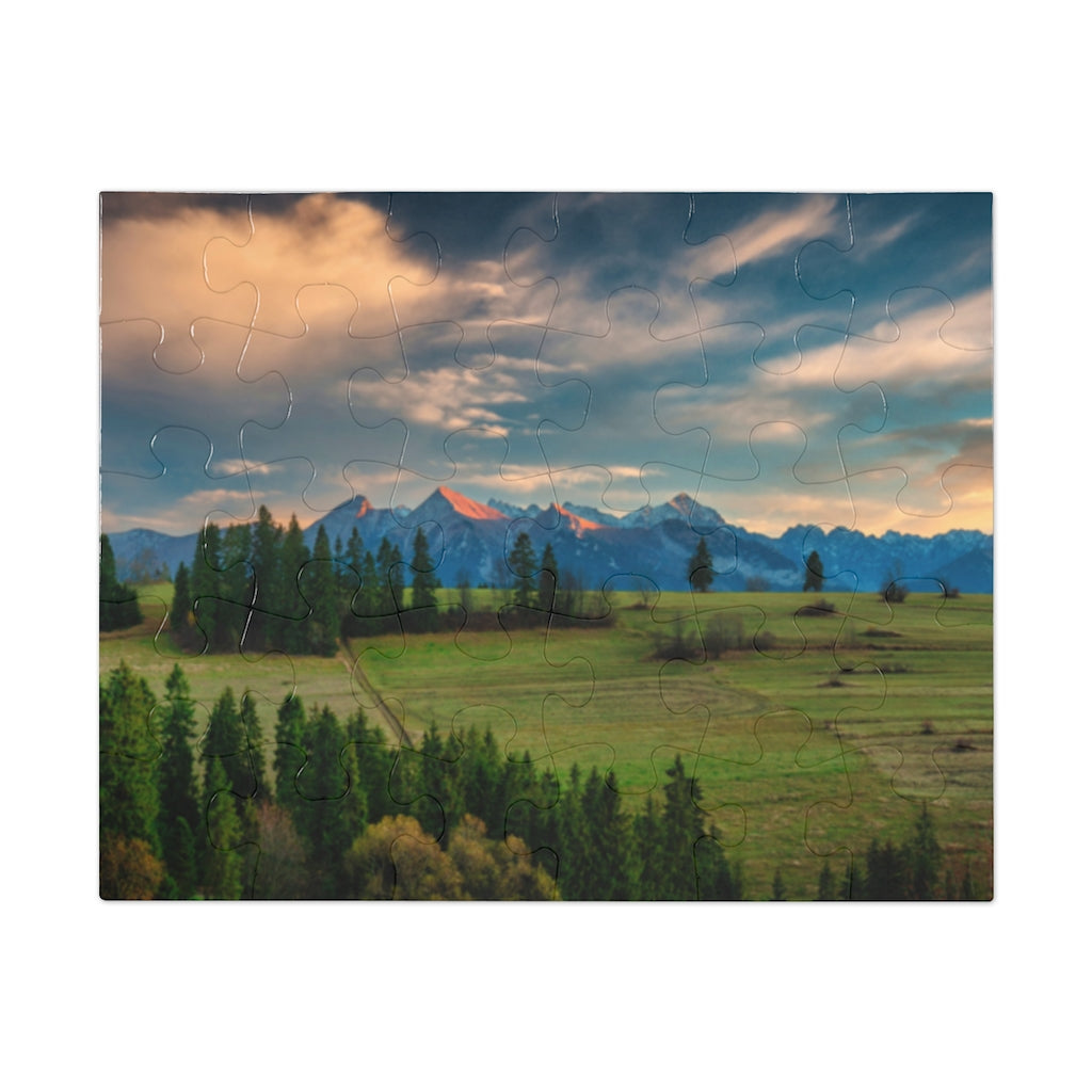 Tatra Mountains Jigsaw Puzzle Puzzle Printify 9.6" × 8" (30 pcs)  