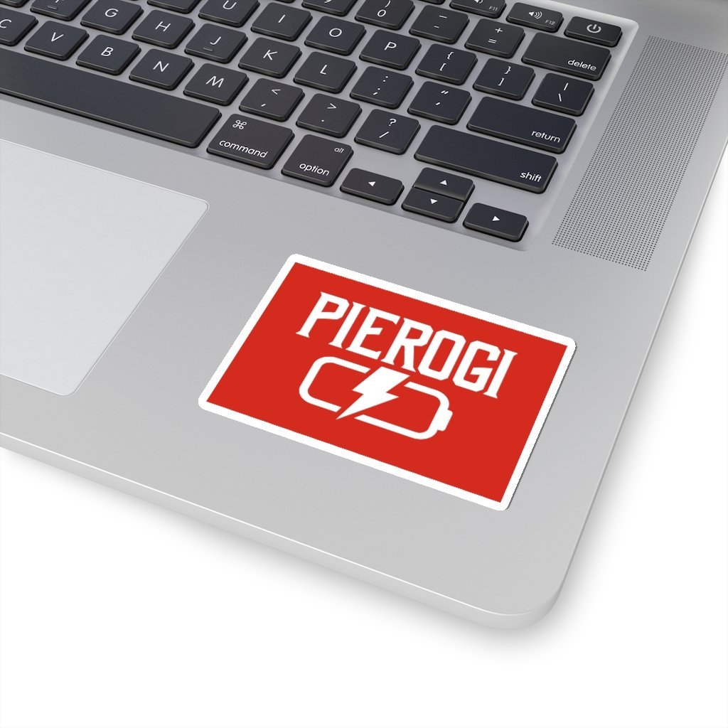 Pierogi Power Die-Cut Sticker Paper products Printify   