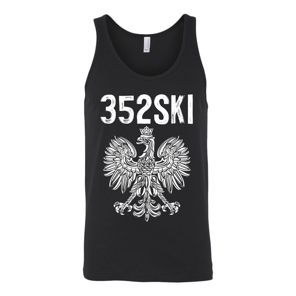 352SKI Gainesville Florida Polish Pride T-shirt teelaunch Canvas Unisex Tank Black S