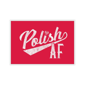 Polish AF Die-Cut Sticker - 2x2" / Transparent - Polish Shirt Store