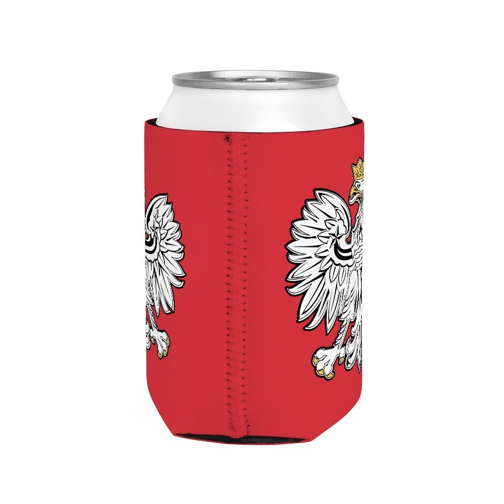 Polish Eagle Can Cooler Sleeve Accessories Printify   