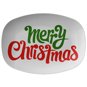 Merry Christmas Serving Platter - Single Platter - Polish Shirt Store
