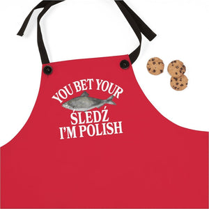 You Bet Your Sledz Poly Twill Apron - One Size - Polish Shirt Store