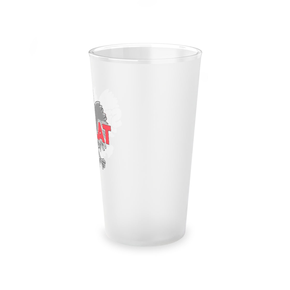 Sto Lat Frosted Pint Glass, 16oz Mug Printify   
