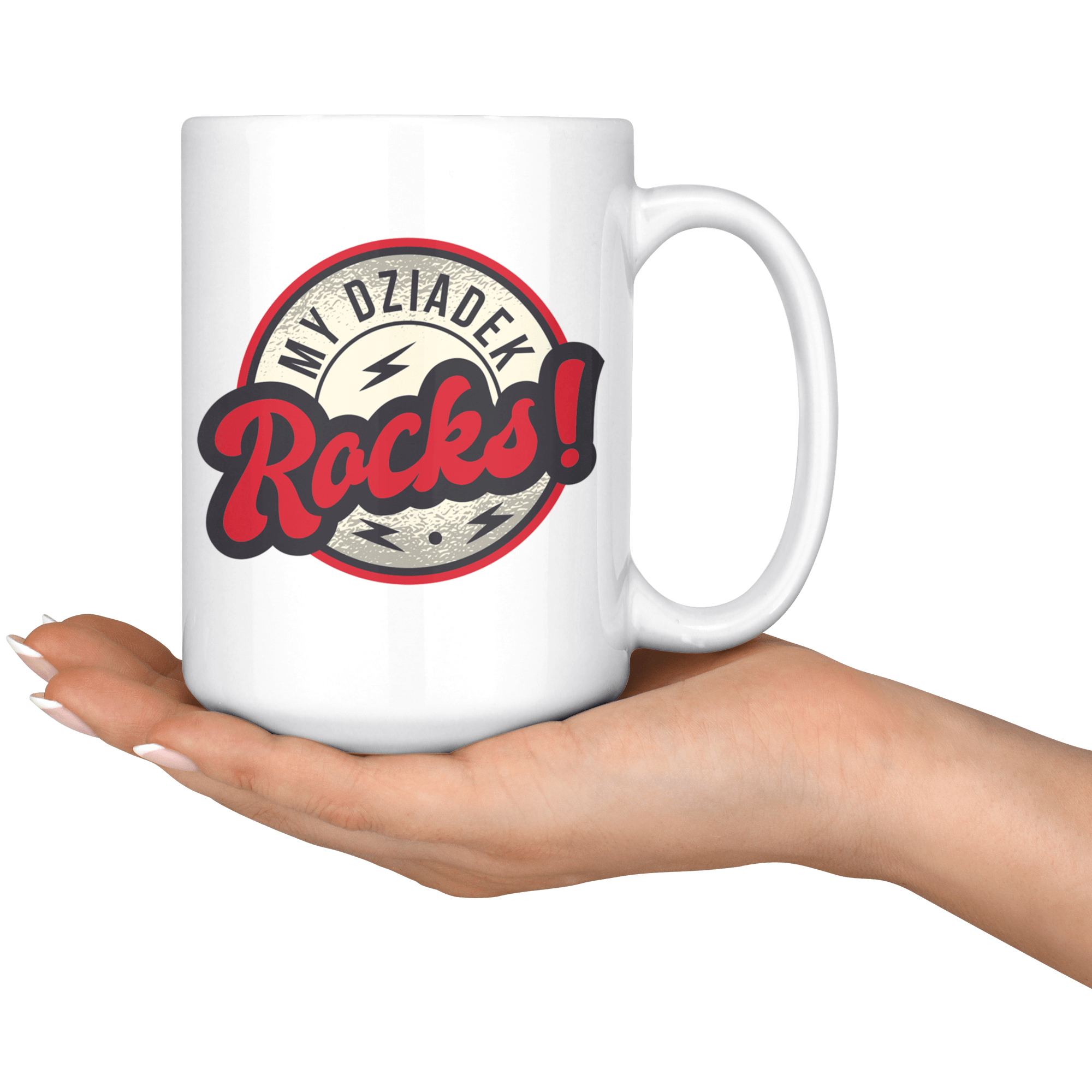 My Dziadek Rocks Coffee Mug Drinkware teelaunch   