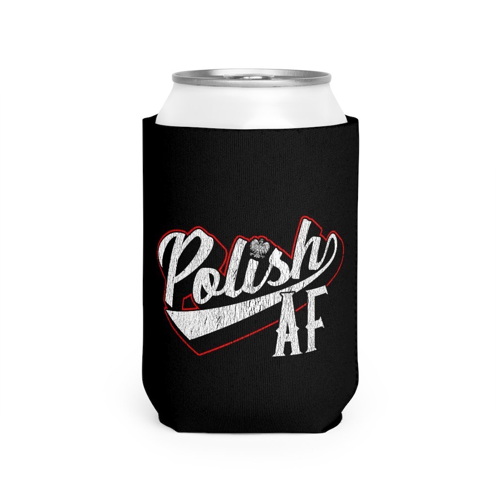 Polish AF Can Cooler Sleeve Accessories Printify White One size 