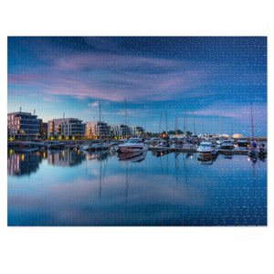 Yacht Marina Gydnia Poland Jigsaw Puzzle - 20.5" × 15" (500 pcs) - Polish Shirt Store