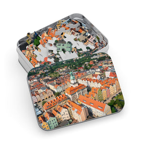 Beautiful Town Hall Square Jelnia Goro Jigsaw Puzzle -  - Polish Shirt Store