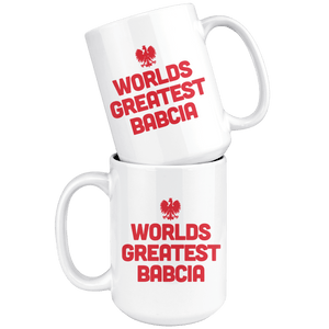 World's Greatest Babcia Coffee Mug -  - Polish Shirt Store