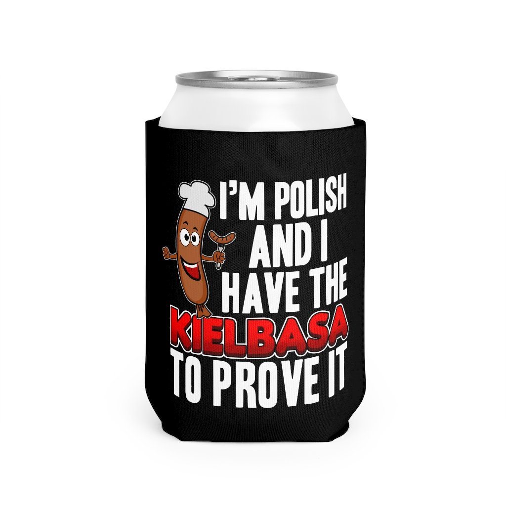 Kielbasa To Prove It Can Cooler Sleeve Accessories Printify White One size 
