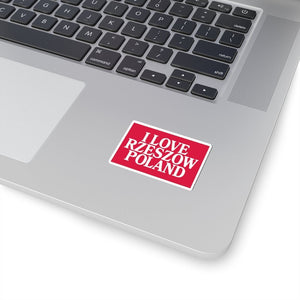 I Love Rzeszow Poland Sticker -  - Polish Shirt Store
