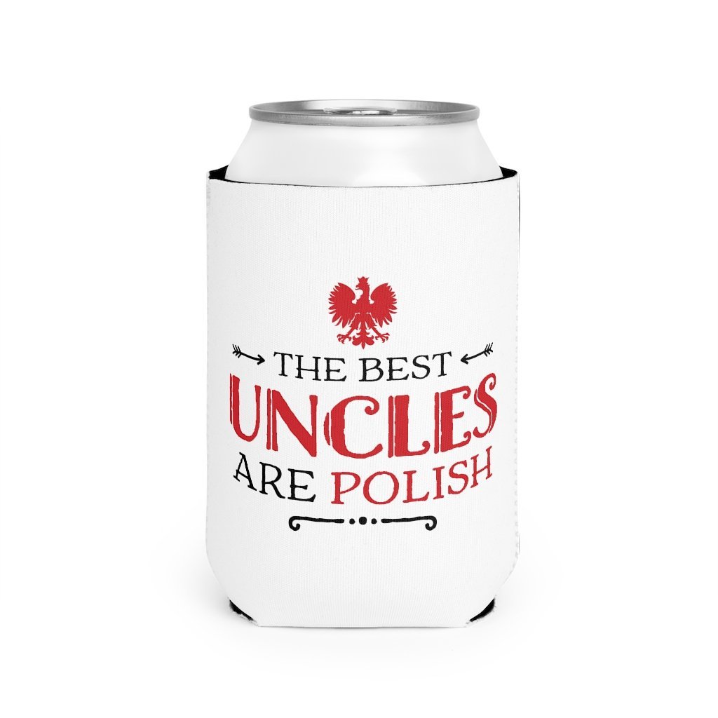 Best Uncles Are Polish Can Cooler Sleeve Accessories Printify White One size 