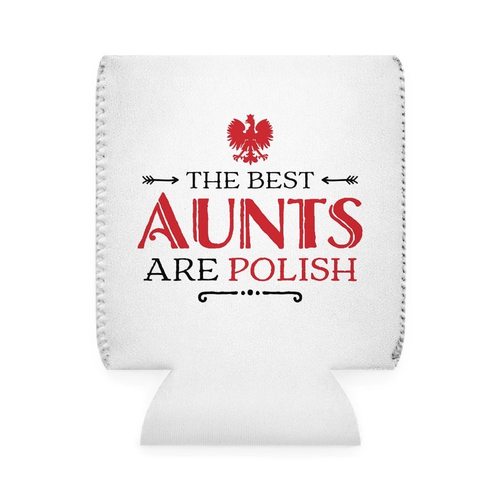 Polish Aunt Can Cooler Sleeve Accessories Printify   