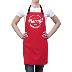Surround Yourself With Pierogi Poly Twill Apron -  - Polish Shirt Store