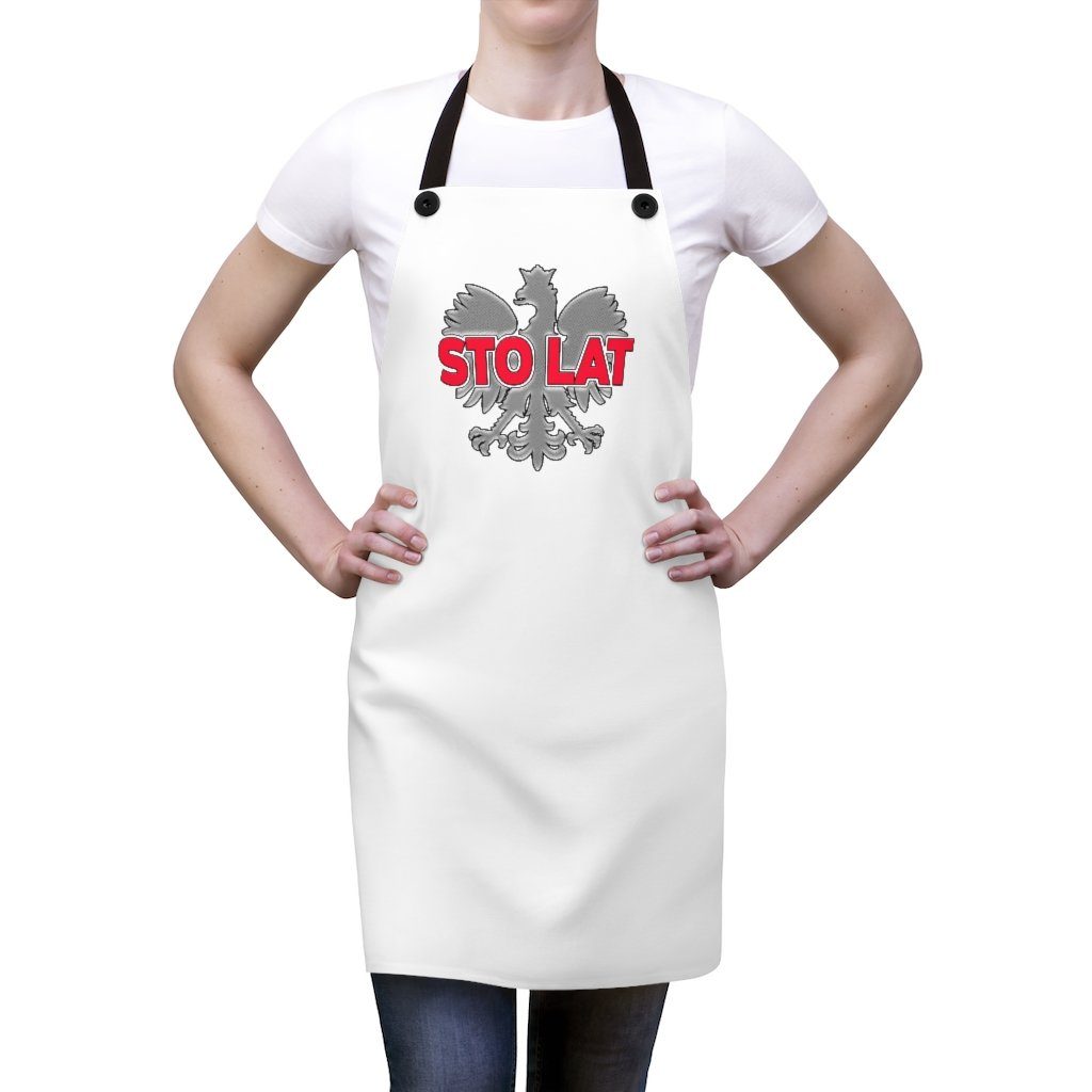 Sto Lat Poly Twill Apron Accessories Printify   