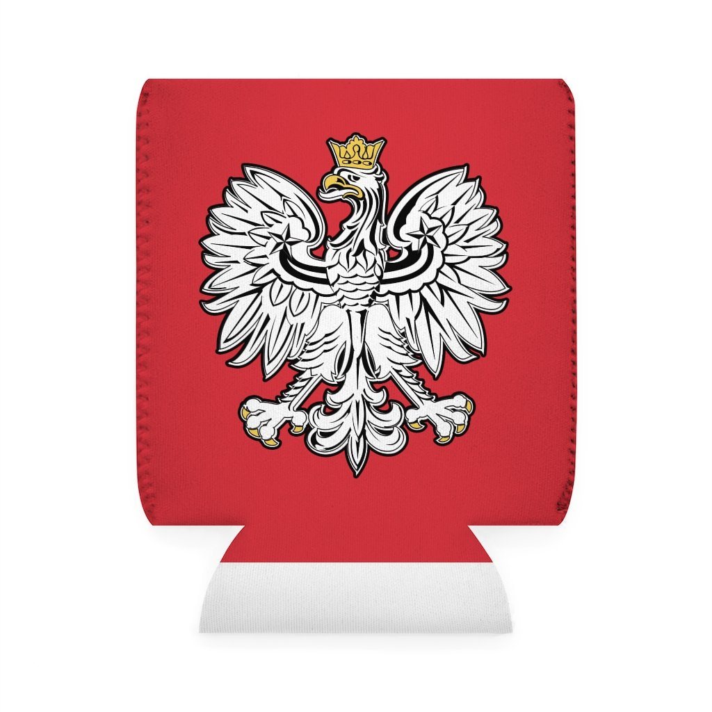 Polish Eagle Can Cooler Sleeve Accessories Printify   
