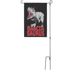 Babciasaurus Garden Flag - With Stand - Polish Shirt Store