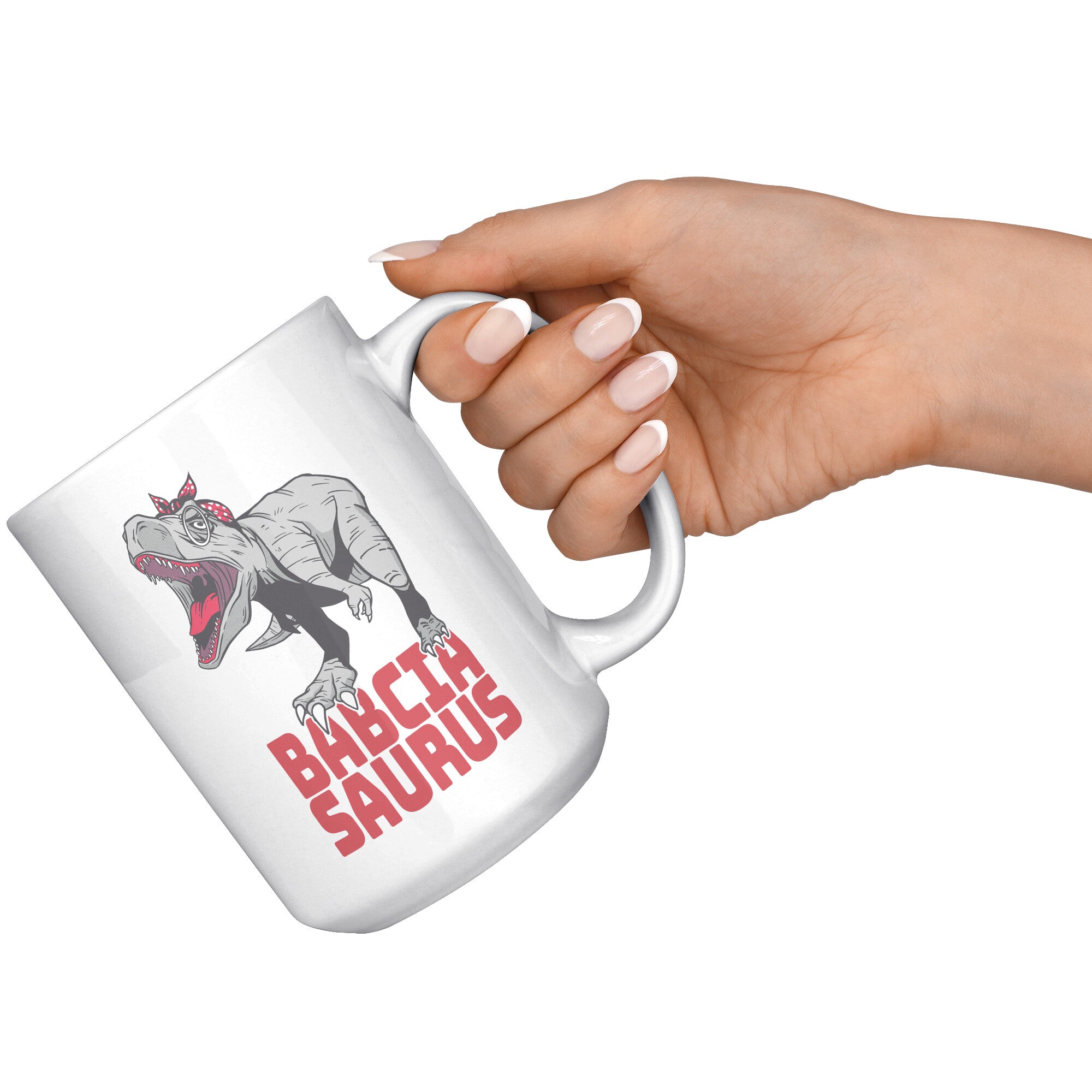 Babciasaurus Coffee Mug Ceramic Mugs teelaunch Default Title  