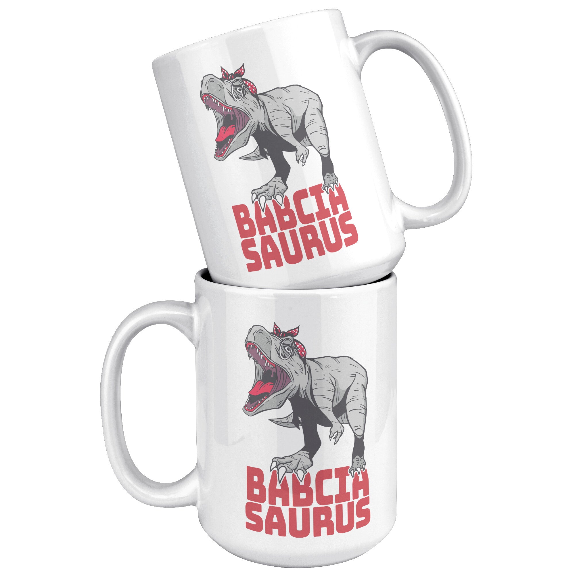 Babciasaurus Coffee Mug Ceramic Mugs teelaunch   