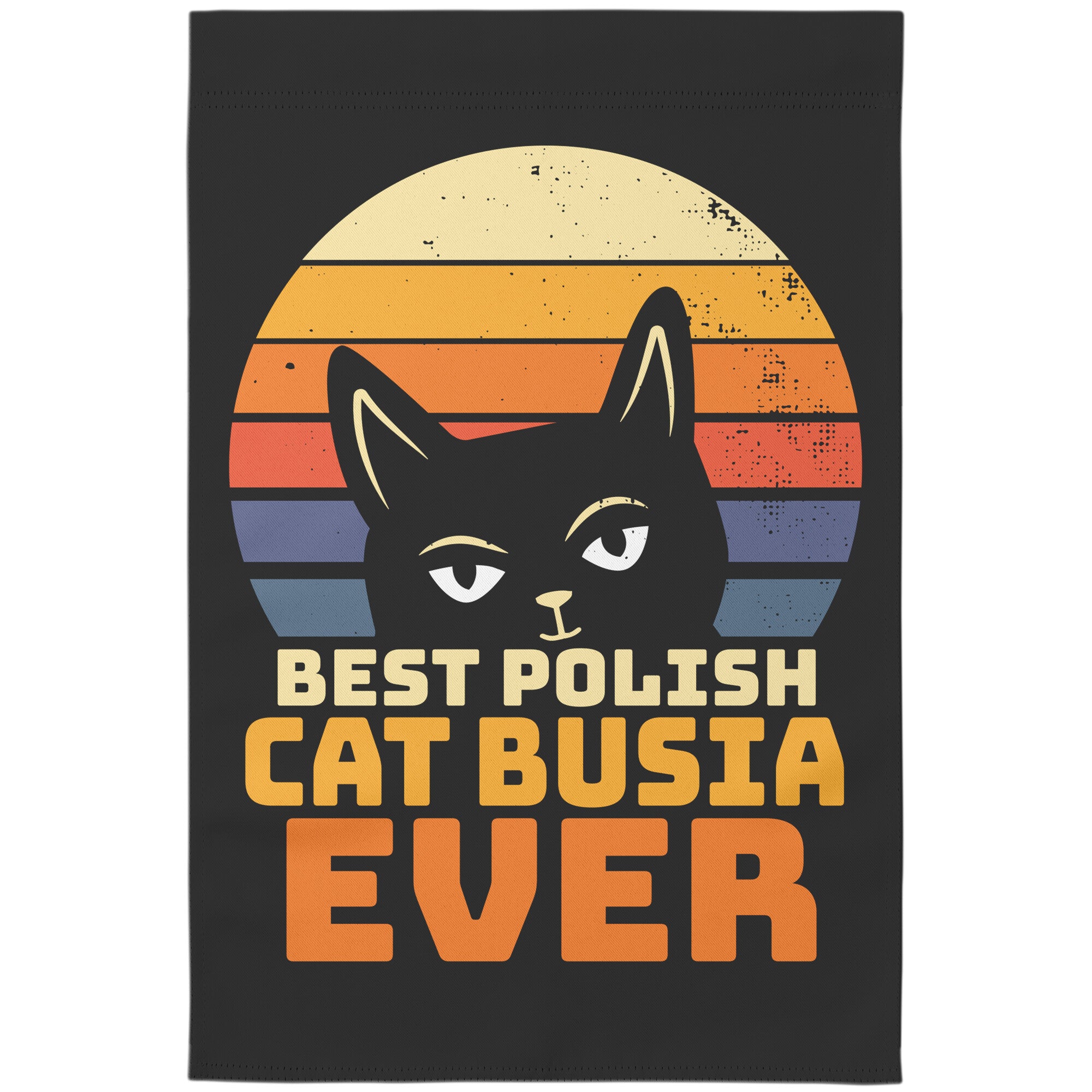 Best Polish Cat Busia Garden Flag Home Goods teelaunch   