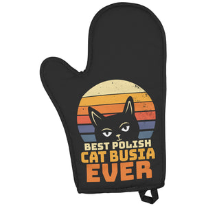 Best Polish Cat Busia Oven Mitt -  - Polish Shirt Store
