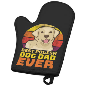 Best Polish Dog Dad Ever Oven Mitt - Default Title - Polish Shirt Store