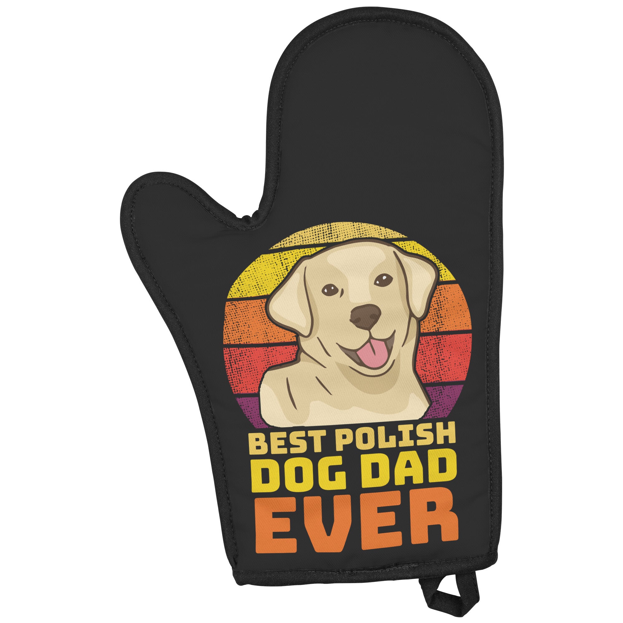 Best Polish Dog Dad Ever Oven Mitt Kitchenware teelaunch   