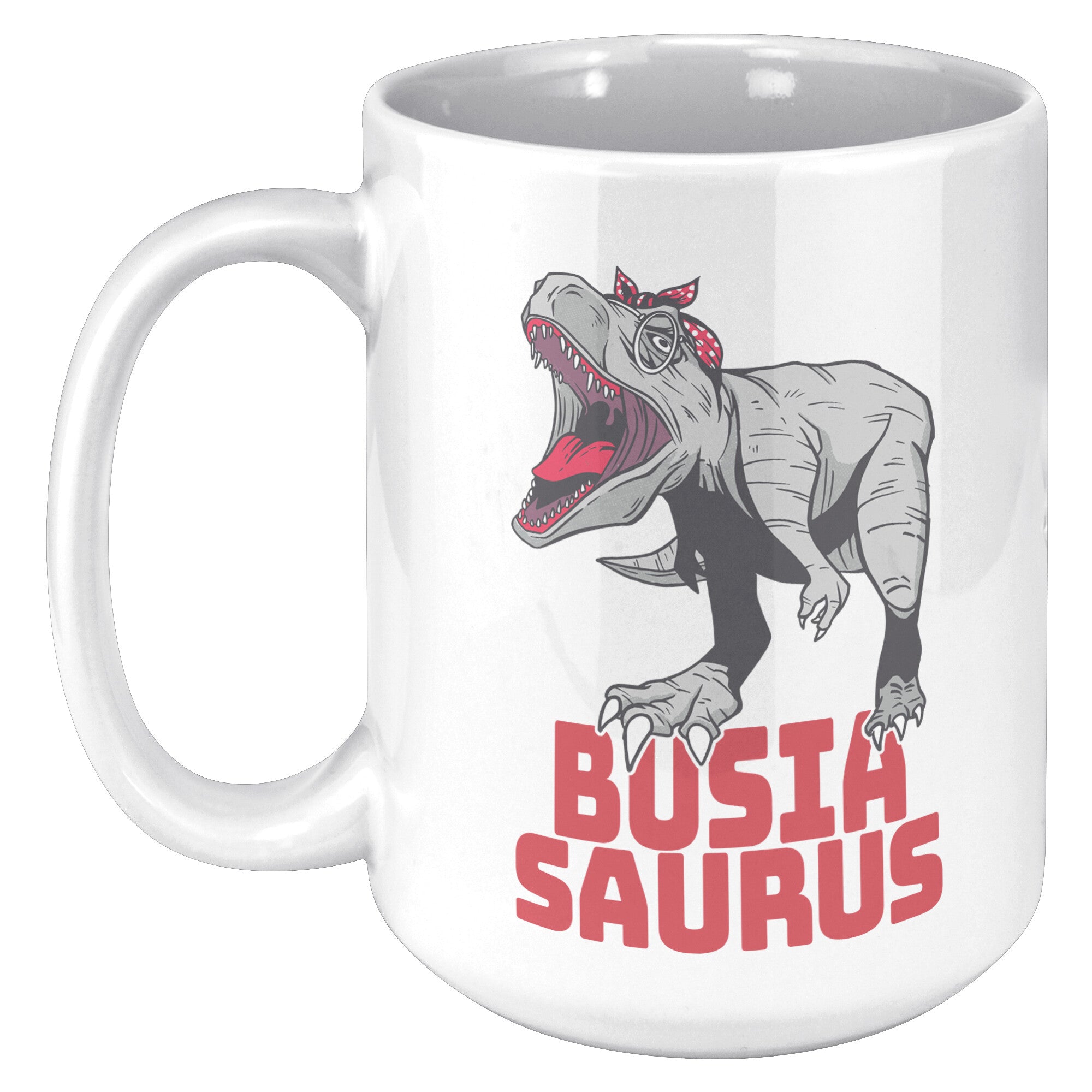 Busiasaurus Coffee Mug Ceramic Mugs teelaunch   