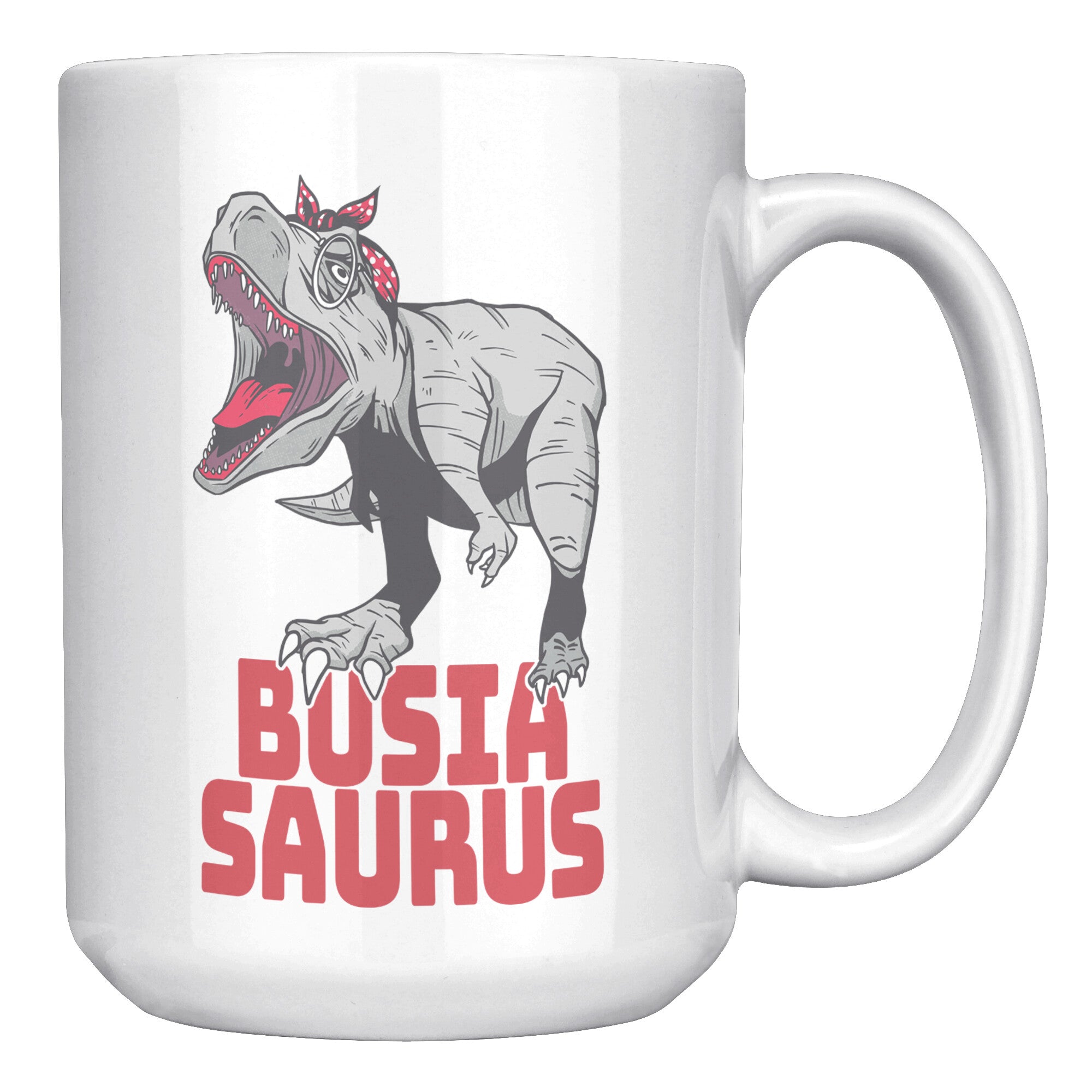 Busiasaurus Coffee Mug Ceramic Mugs teelaunch   
