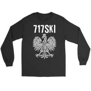 717SKI Pennsylvania Polish Pride - Gildan Long Sleeve Tee / Black / S - Polish Shirt Store