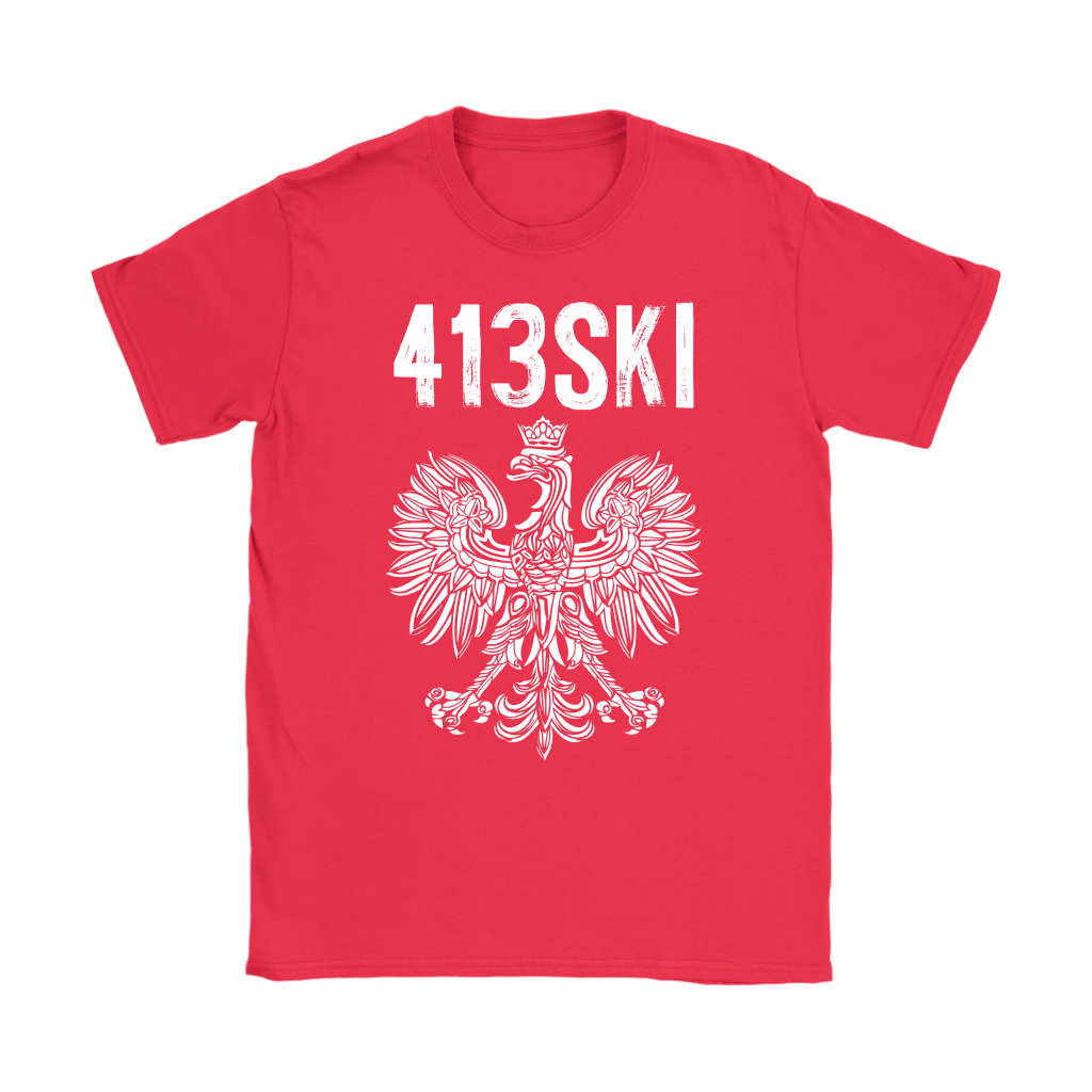 413SKI Massachusetts Polish Pride Alt Colors T-shirt teelaunch   