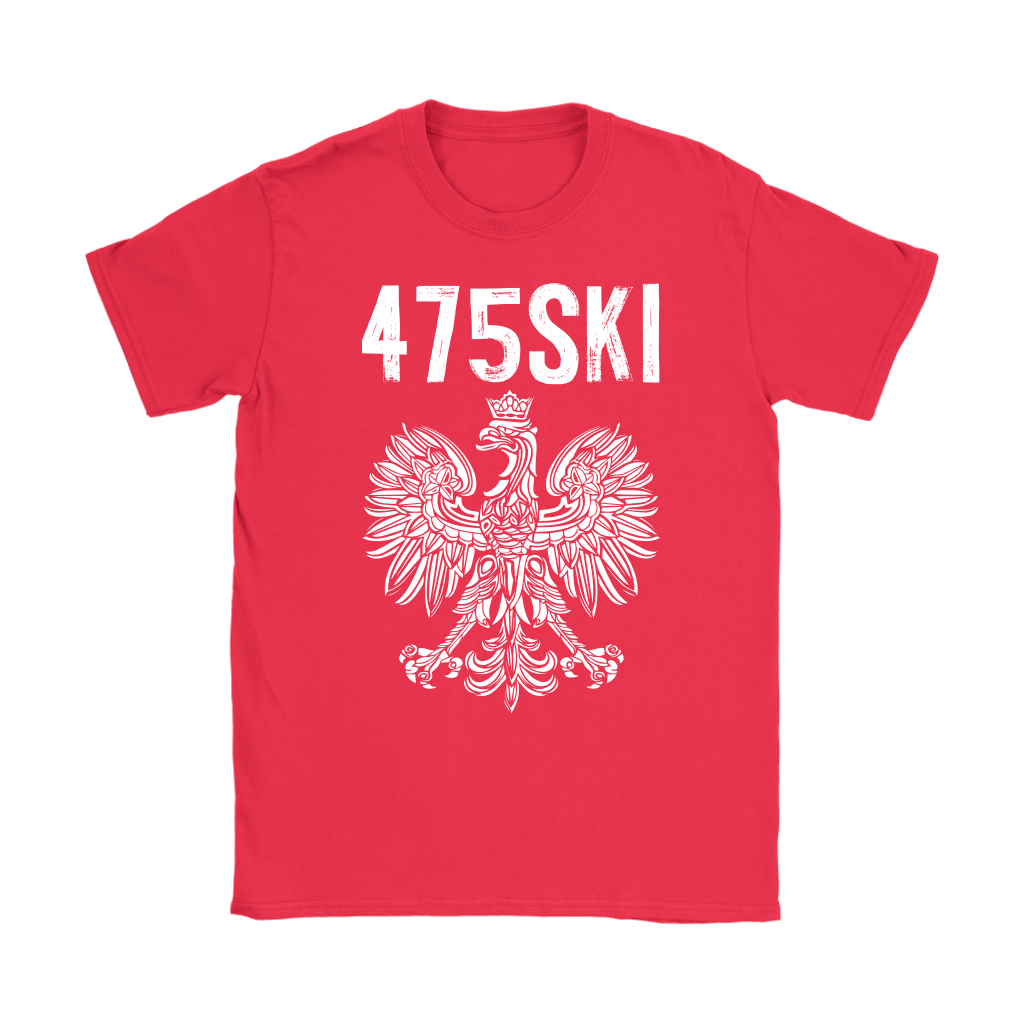 Bridgeport Connecticut - 475 Area Code - Polish Pride T-shirt teelaunch   