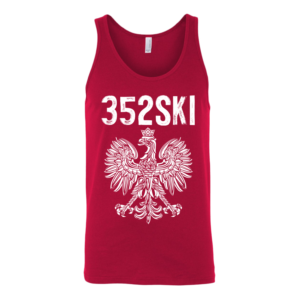 352SKI Gainesville Florida Polish Pride T-shirt teelaunch Canvas Unisex Tank Red S