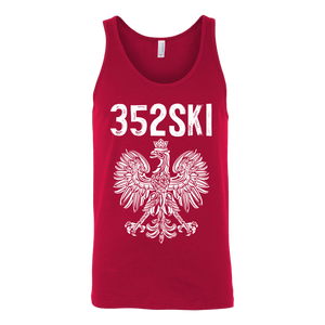 352SKI Gainesville Florida Polish Pride - Canvas Unisex Tank / Red / S - Polish Shirt Store